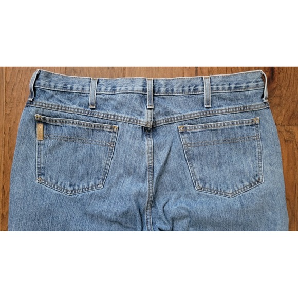Cinch Men's Blue Silver Label Straight Stonewash Western Denim Jeans Size 38x32 - Picture 6 of 7